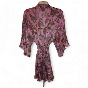 Victoria's Secret Pink Paisley Robe